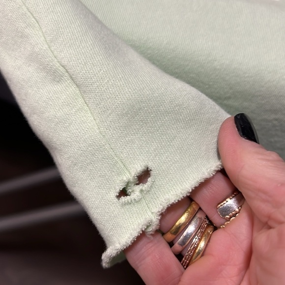 Wildfox Mint Colored “Hello Limoncello” Oversized Sweatshirt XS/L - Picture 8 of 9